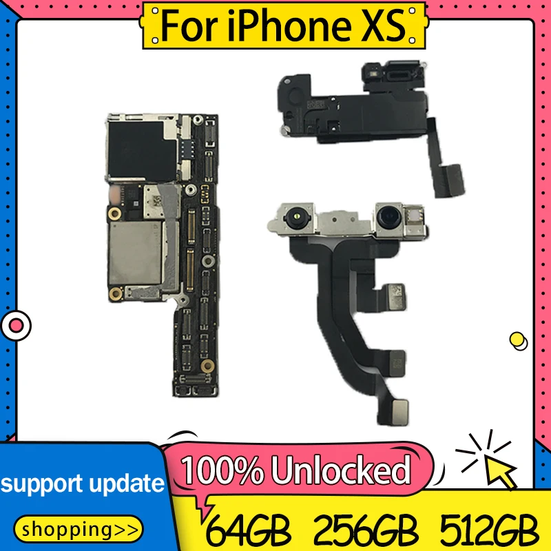 Материнская плата для iPhone XS материнская с распознаванием лица полным чипом МБ