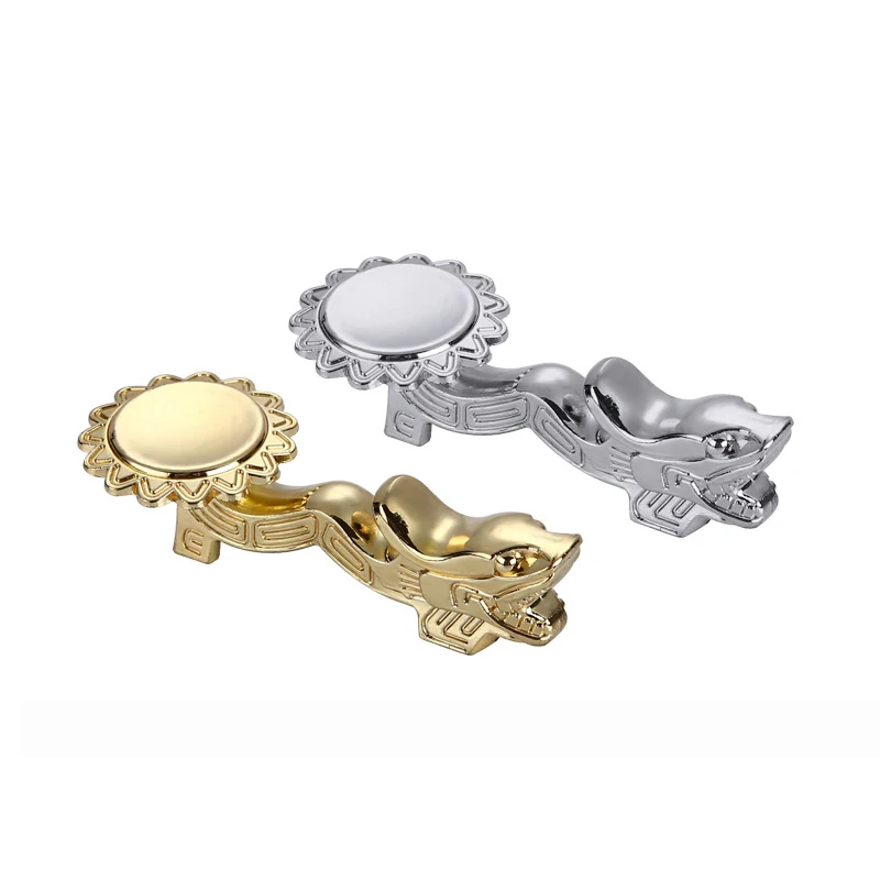 

Zinc alloy chopsticks holder dragon shaped chopsticks holder golden wedding stainless steel chopsticks holder tableware