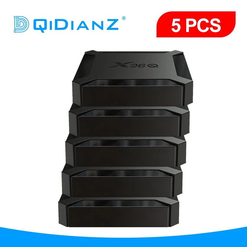 ТВ приставка DQiDianZ Smart X96Q 5 шт. Android 10 0 четырехъядерный мультимедийный плеер Allwinner