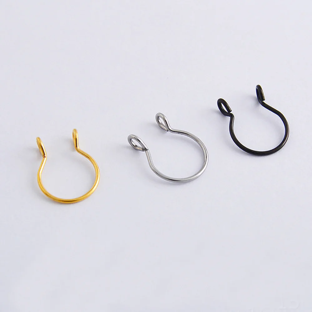 

U Fake nose ring nose nail European and American popular jewelry hole female piercing jewelry multifunctional factory wholesale