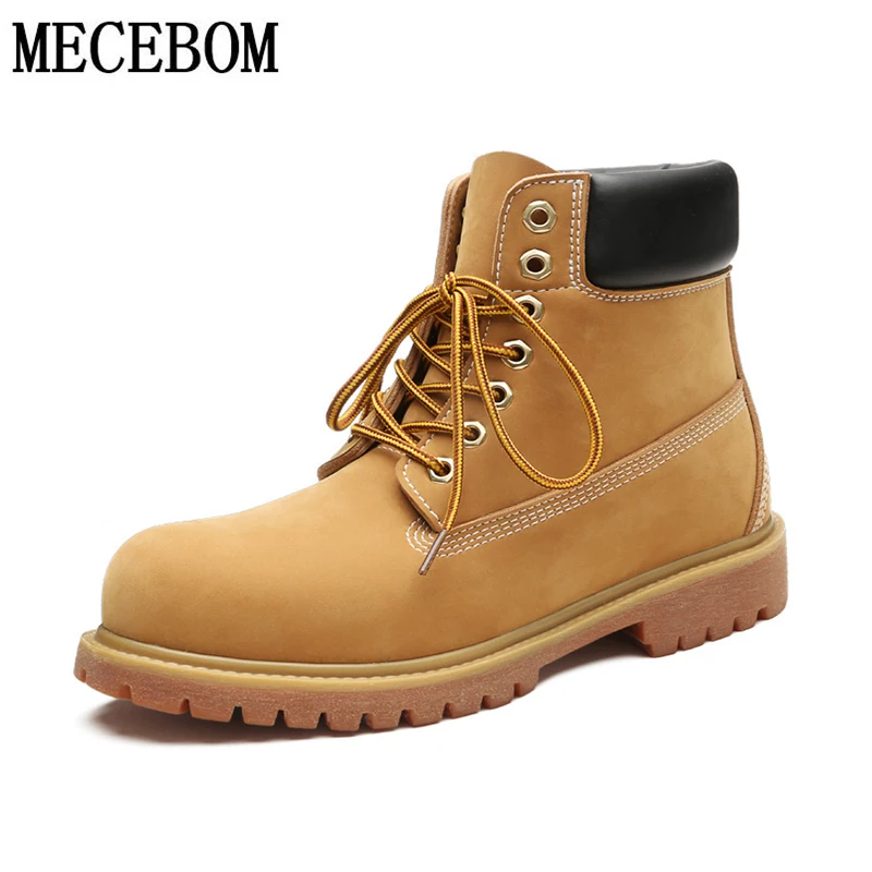 Мужские мотоциклетные ботинки Зимние Теплые ботильоны на меху Оригинальные