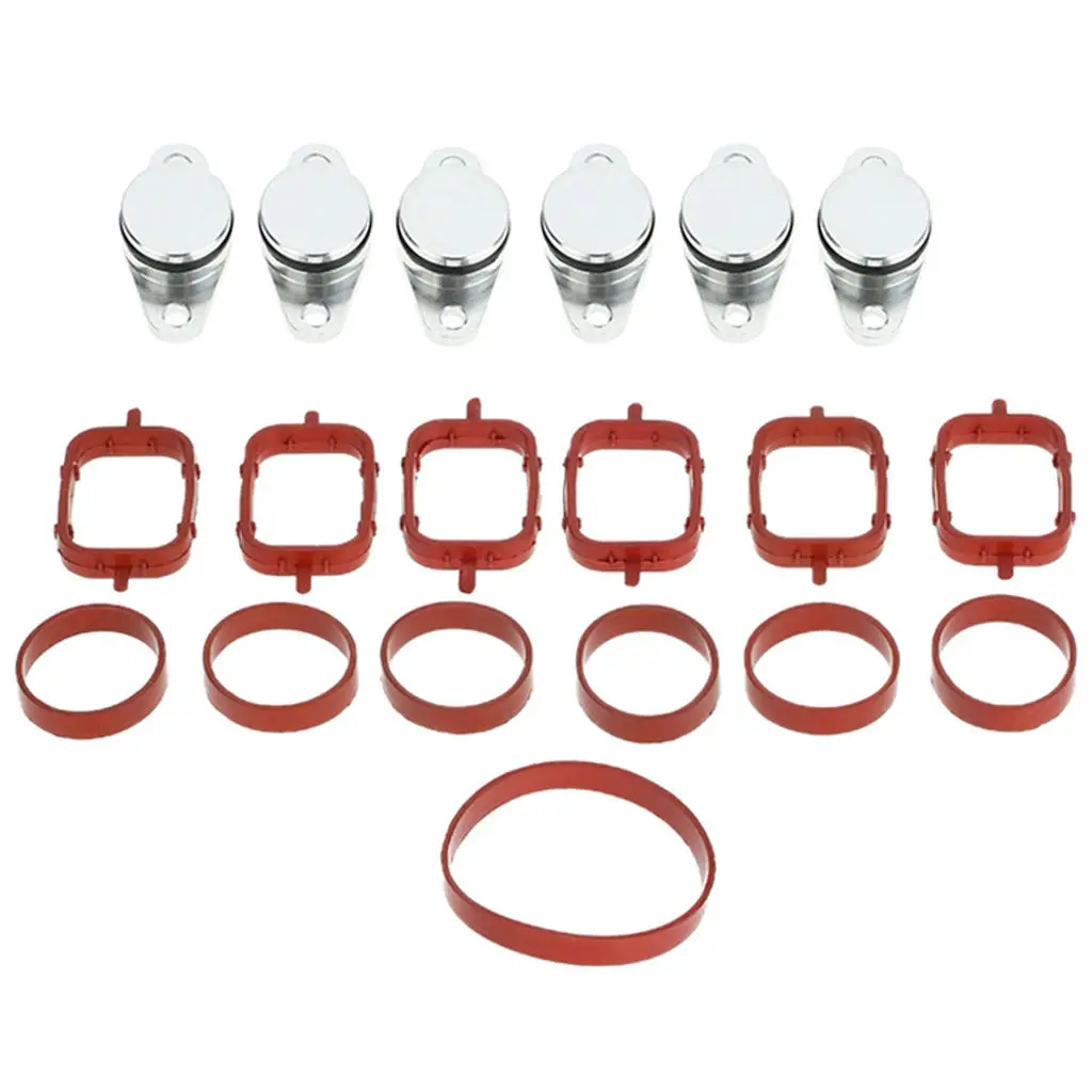 

6 шт., 22 мм комплект для забеливания клапана с прокладкой коллектора для BMW E57 E39 E38 E53