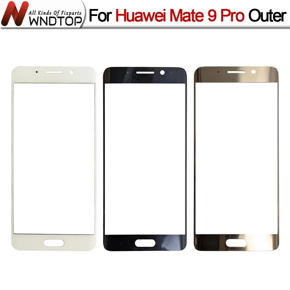 Touch Screen Panel For Huawei Mate 9 Pro Front Outer Glass Repair Replacement For LON-L29 Outer Glass Front Glass