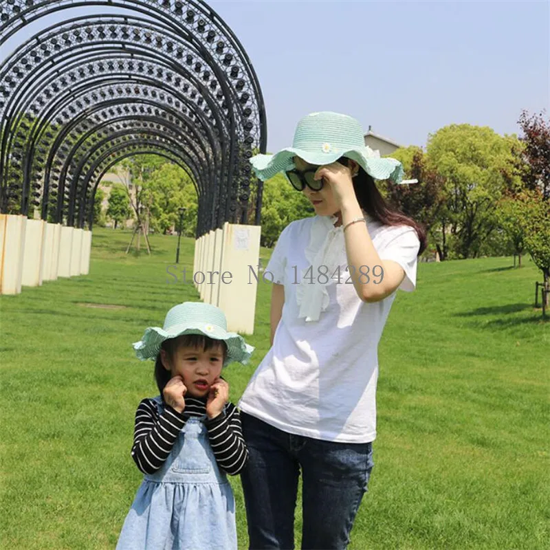 Новая мода женские шапки головной убор приморский пляж зонтик соломенная шляпа