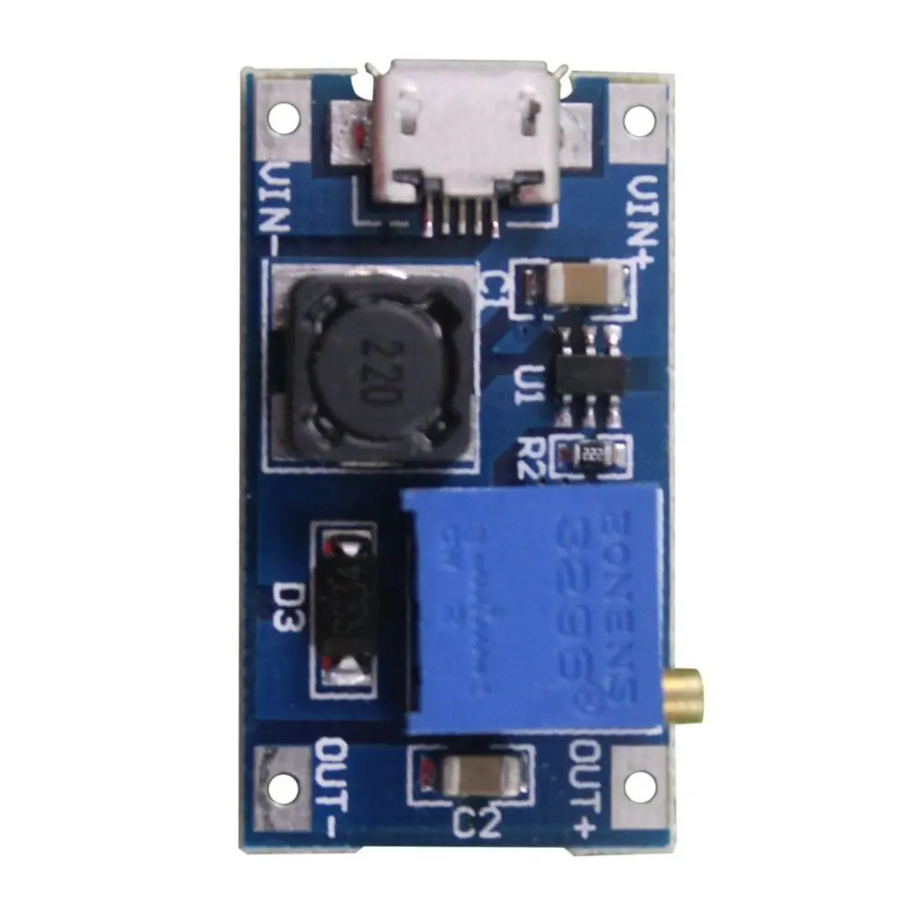 2019 2A Max для DC-DC Повышающий Модуль преобразования 2 V-24 V до 5 V-28 Выход | Обустройство