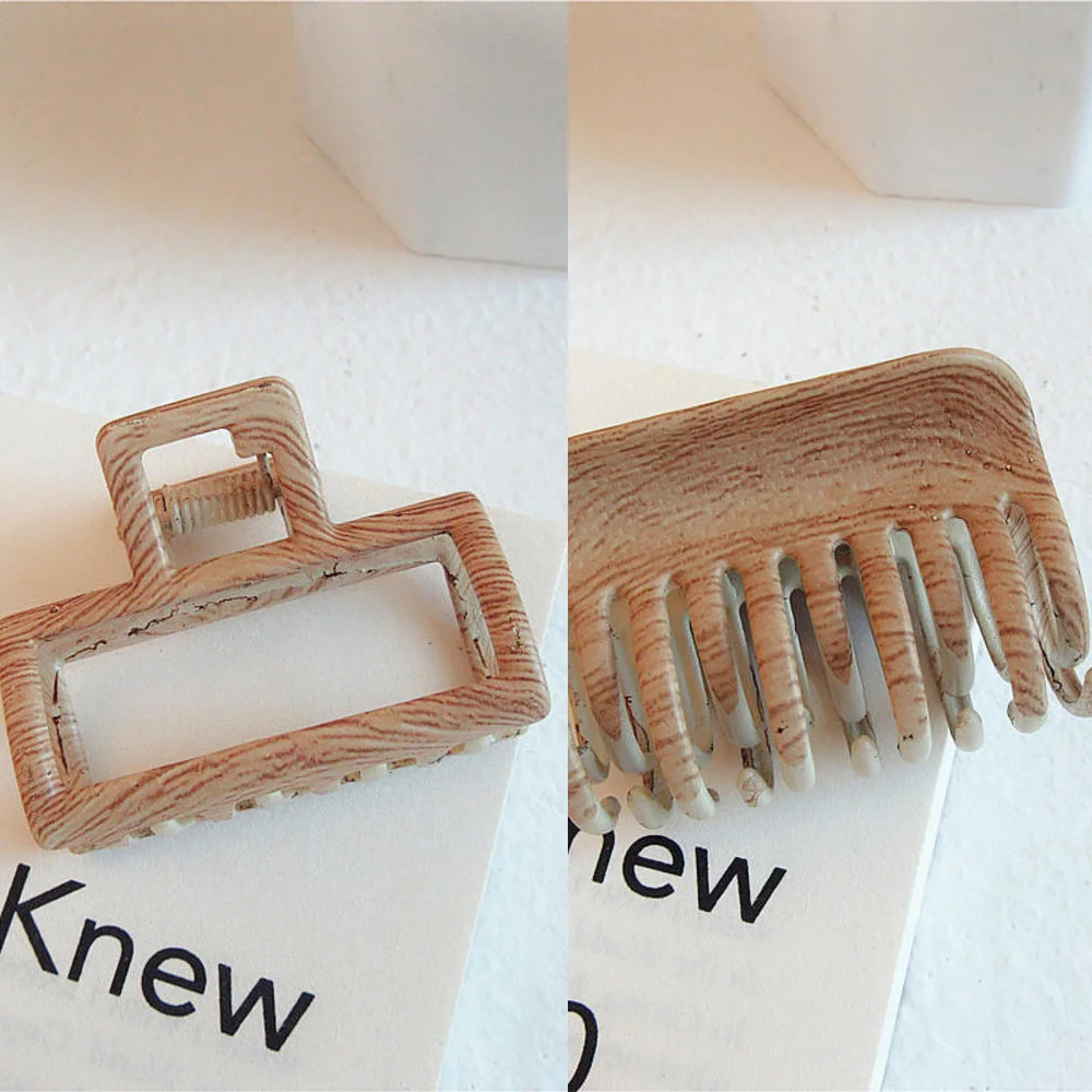 

Wood Alloy Hair Claw Korean Japanese Style Hairpins Retro Hair Clips Simple Hair Accessories For Women Girl Party Jewelry Gift