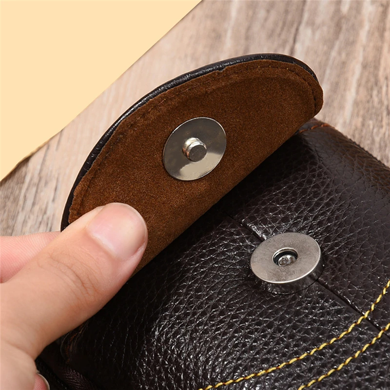 

Men PU Leather Waist Pack Bag Mini Cell/Mobile Phone Pockets Case Coin Purse Male Fanny Money Bags Vintage Waist Bag