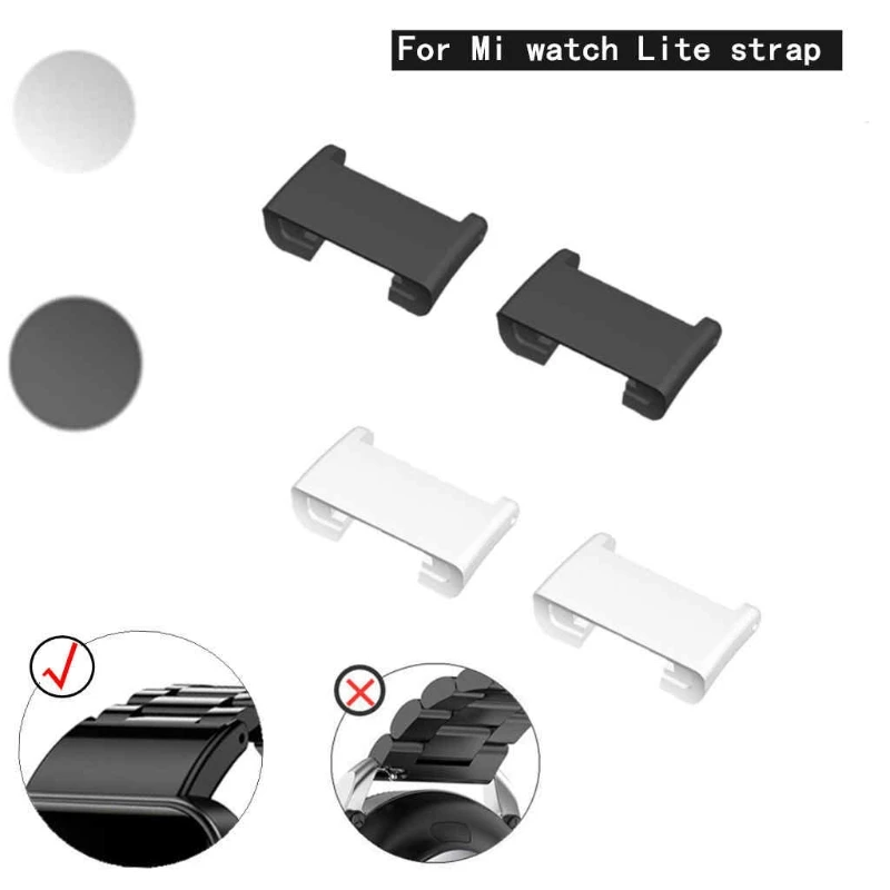 Ремешок для наручных часов адаптер Mi Watch Lite/Redmi Band металлическая пряжка с разъемом