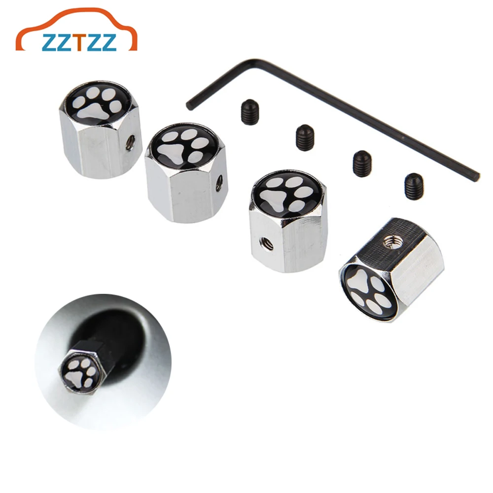 4 шт./компл. собака ноги Стиль велосипед мотоцикл шток клапана шины автомобиля