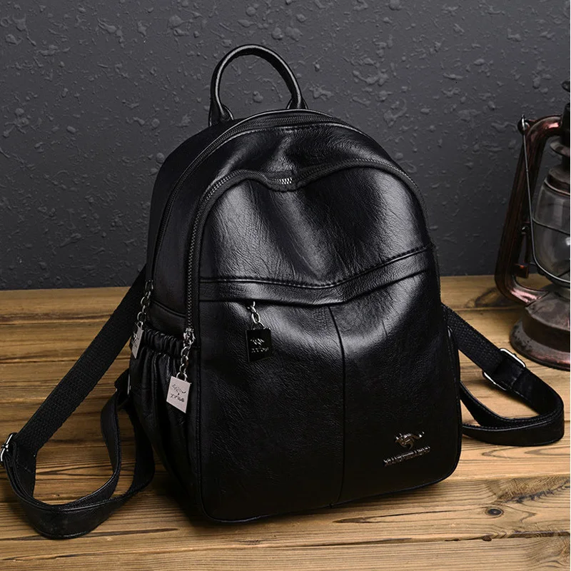 2020 женский рюкзак для девочек Mochila Feminina Повседневный кожаный женская сумка через