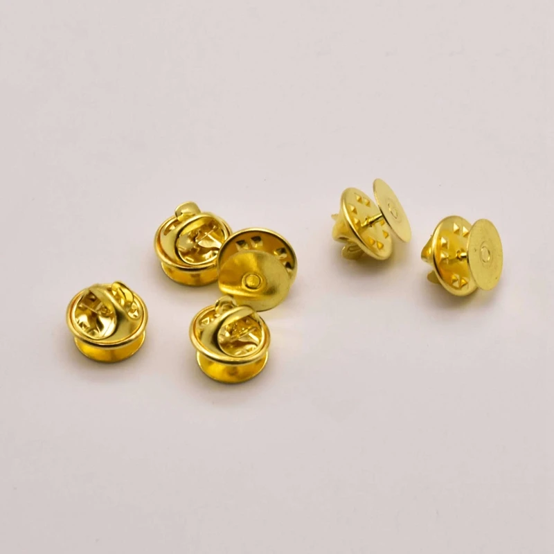 

5Pcs 11mm*9mm 18K Brass Gold-Plated Hat Shape Butterfly Buckle Connector Bracelet Accessories For Making Bracelet JA0137
