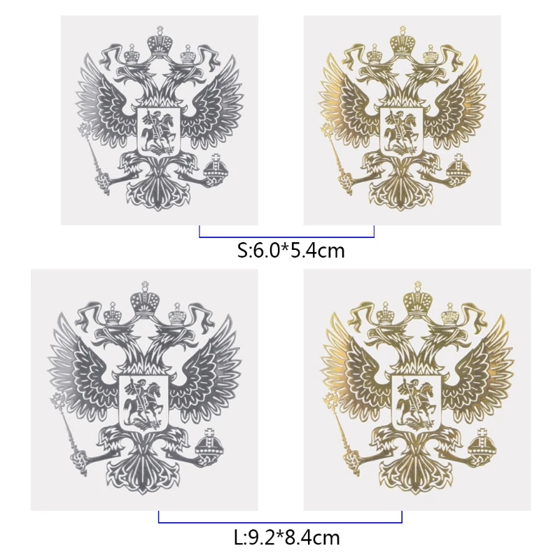 

1PC Personal Russian Eagle Decal Stickers Coat of Arms of Russia Car Styling Sticker