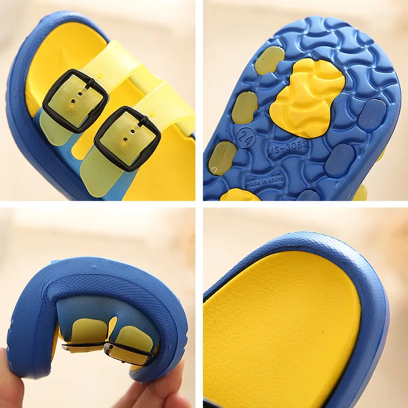 Шлепанцы детские для мальчиков и девочек летние Нескользящие