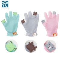 one pair pet cleaning massage glove for cats dogs cat grooming glove hair deshedding brush gloves wool glove comb glove