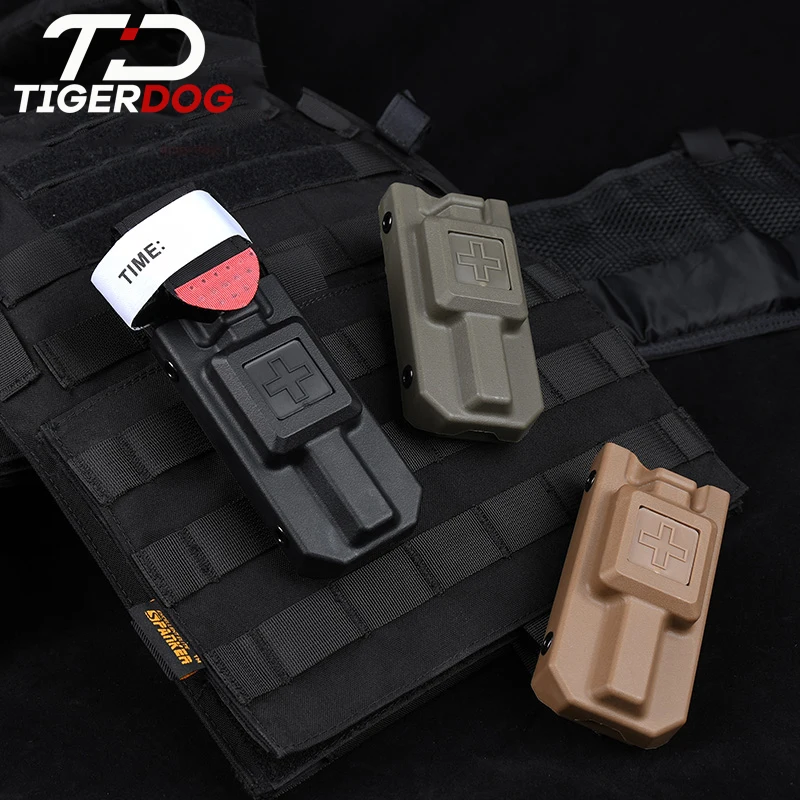 

Tactical Molle EMT Tourniquet Carrier Pouch Spinning tourniquet Quick Pull Box first aid nylon storage box outdoor medical box