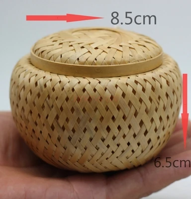 Бамбуковые тканые клетки ручной работы жуки мундштук для рептилий домашних