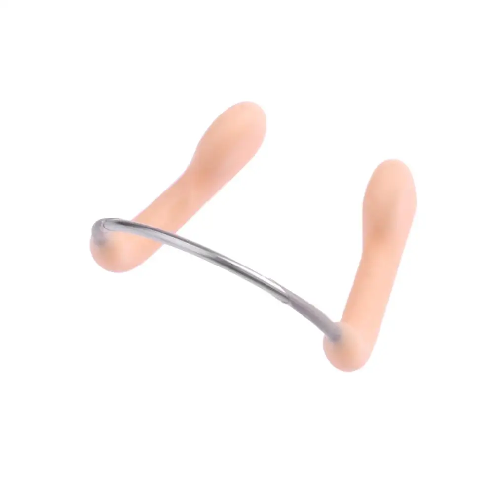 

Durable No-skid Soft Silicone Steel Wire Nose Clip for Swimming Diving Water Sports Swimming Nose Clip Skin Color 35 x 30 x20mm