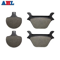 ahl motorcycle front and rear brake pads for harley sportster softail series all models 1988 1999