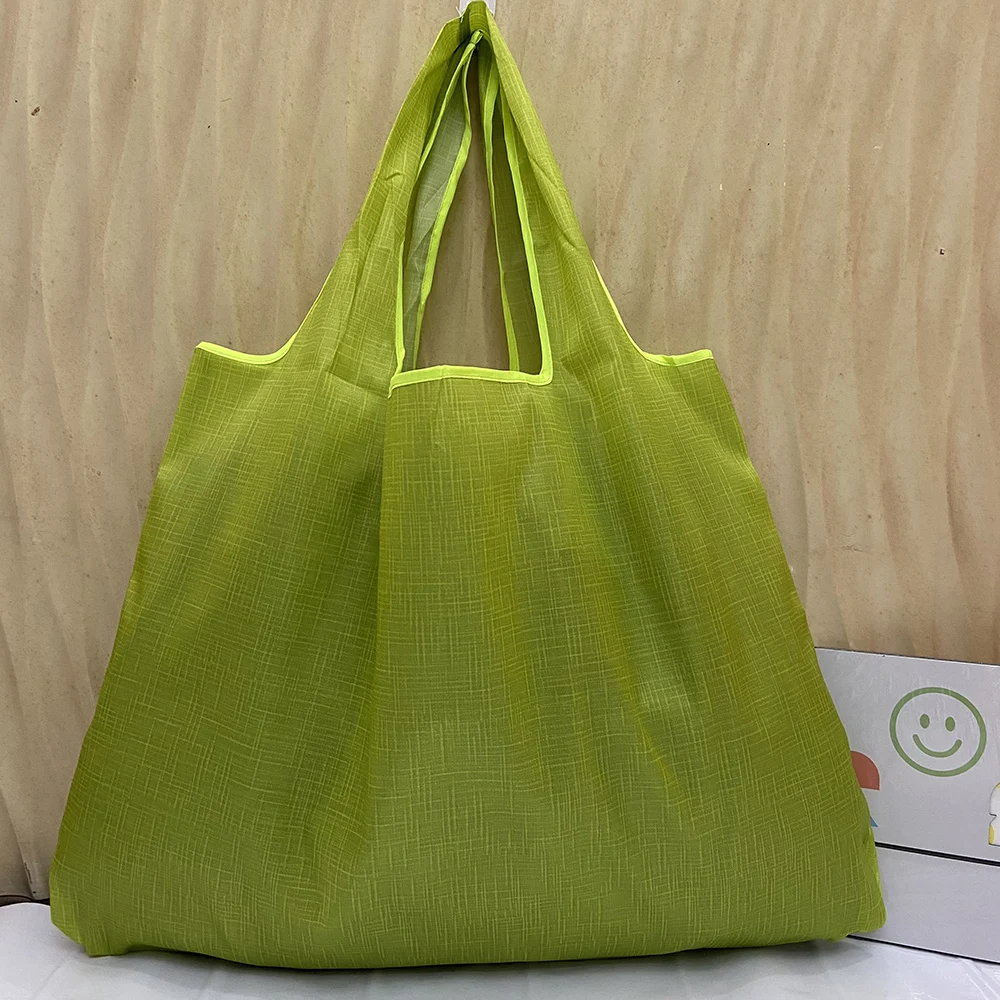 Reusable Grocery Shopping Bags Foldable Ecological Handbags Large Lightweight And Durable Portable Tote Bag Travel Storage | Багаж и сумки