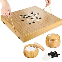 chinese old board game weiqi checkers go game set wood go game gift for children friends educational entertainment board game