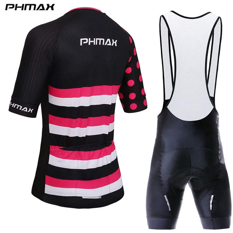 Женская одежда для велоспорта PHMAX комплект одежды дышащая с коротким рукавом