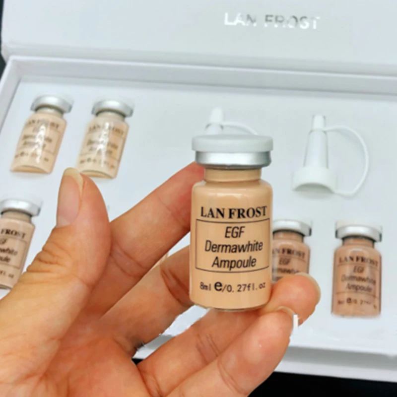 8 мл брендовый белый BB крем светящаяся сыворотка ампула с добавлением тона