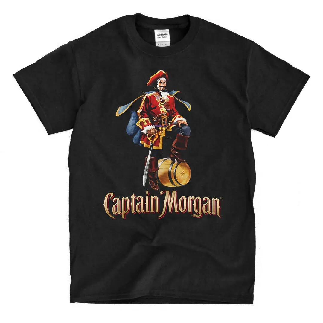 

Captain Morgan Rum Black T-Shirt - Ships Fast! High Quality! 2019 Unisex Tee