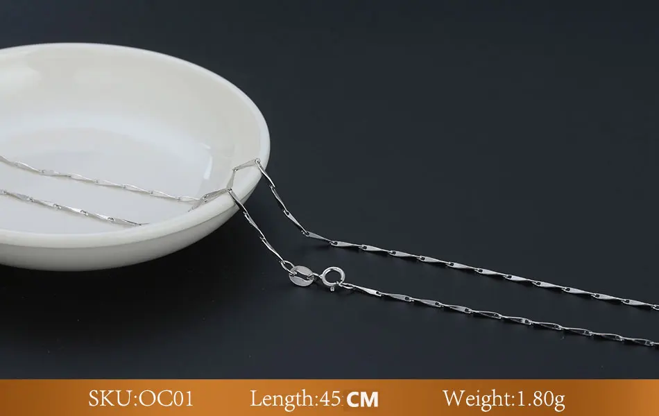 ORSA JEWELS, колье, цепочка для женщин и мужчин, цепочка с застежкой-лобстером, 9 типов, стильные цепочки, модные вечерние ювелирные изделия для мужчин, OC01-09