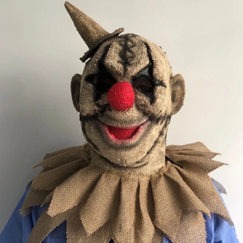 

Halloween Clown Masque Joker Cosplay Costume Prop Decorative Supplies for Holiday Party Masquerade DSS899