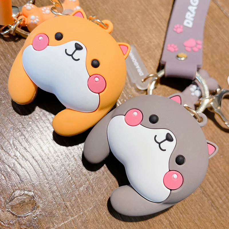 Брелок в японском стиле с изображением корги аниме-куклы | Украшения и аксессуары