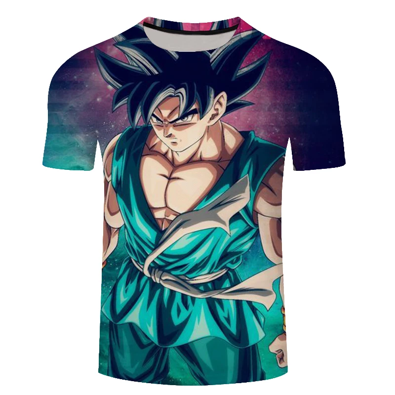 2018 Новая мода 3d Dragon Ball Goku унисекс футболка Забавный Повседневный бренд аниме Harajuku