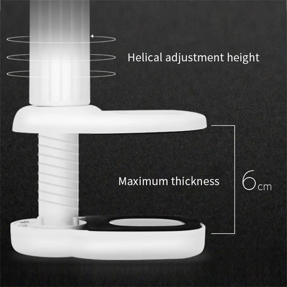 Настольная лампа USB светодиодный настольная с зажимом кровать Чтение Книга