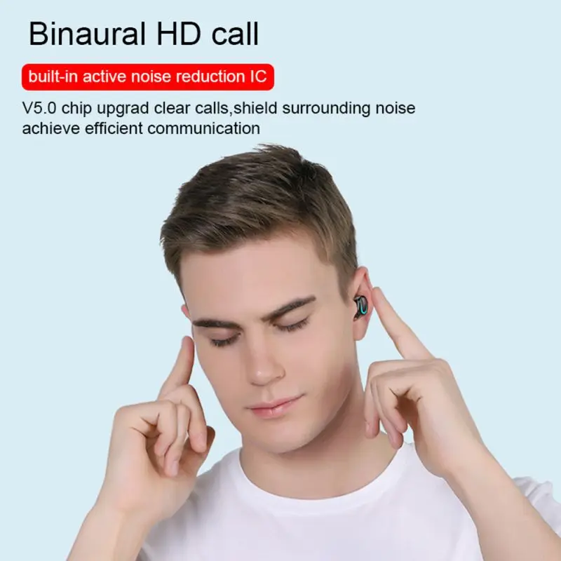 Q32 Hi Fi Bluetooth 5 0 наушники спортивные Blutooth Беспроводные Наушники Громкая связь