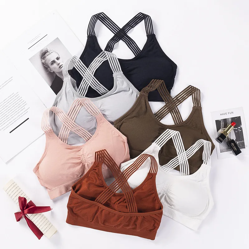 

Женский бесшовный бюстгальтер с эффектом пуш-ап, бесшовное нижнее белье, спортивный бюстгальтер для фитнеса