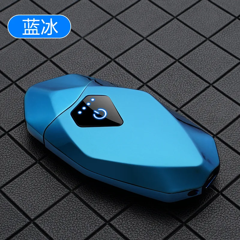 Электронная Зажигалка из цинкового сплава с импульсной зарядкой от Usb сенсорная