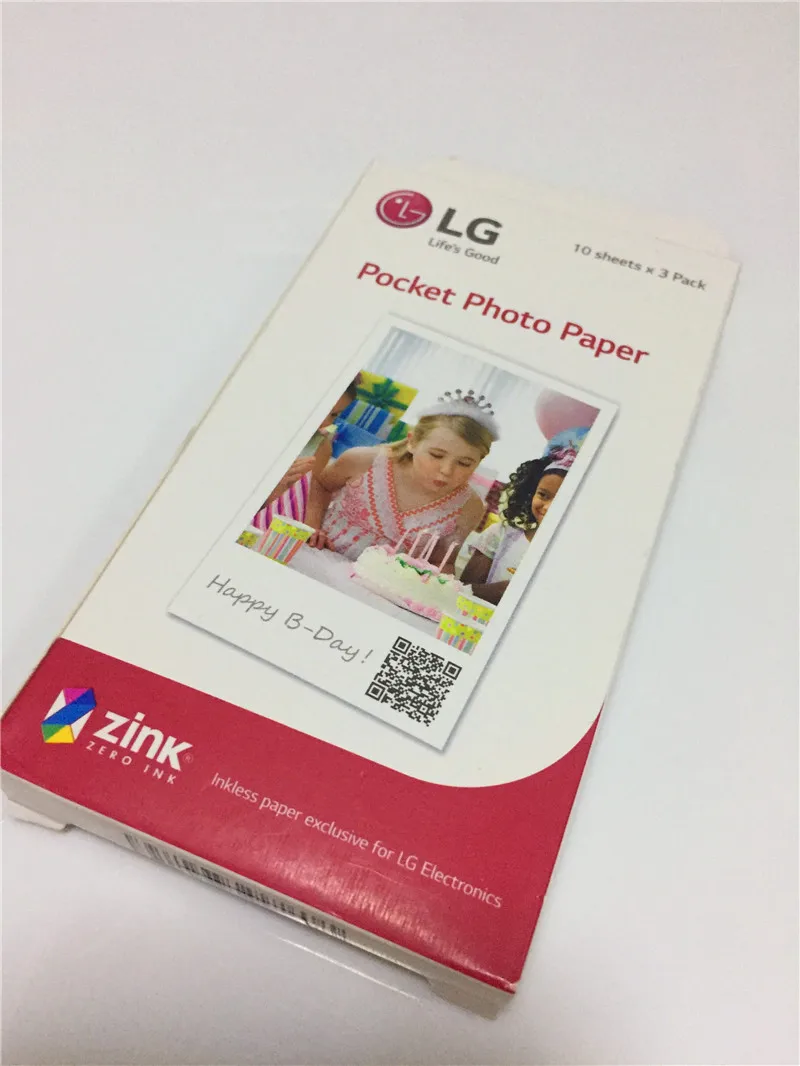 Seracase 60 шт. фотобумага s Zink PS2203 смарт мобильный принтер для LG фотопринтер PD221/PD251 PD233 PD239 бумага для печати