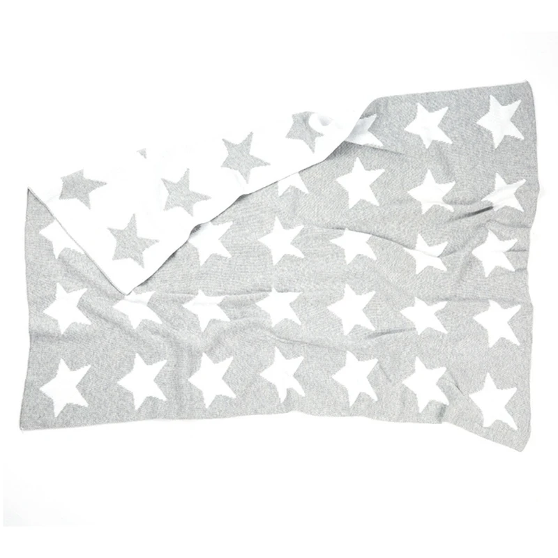 

Newborn Baby Knitted Cotton Blanket Sleeping Bed Stroller Swaddle Wrap 70x90cm U50F