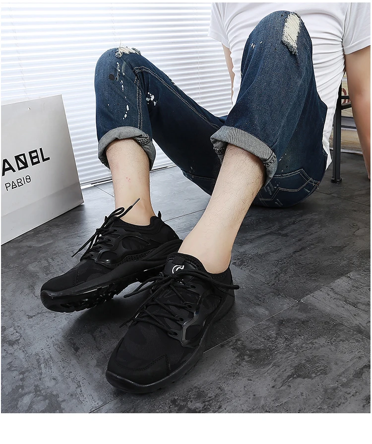 Мужские кроссовки на шнуровке водонепроницаемая Спортивная обувь для активного