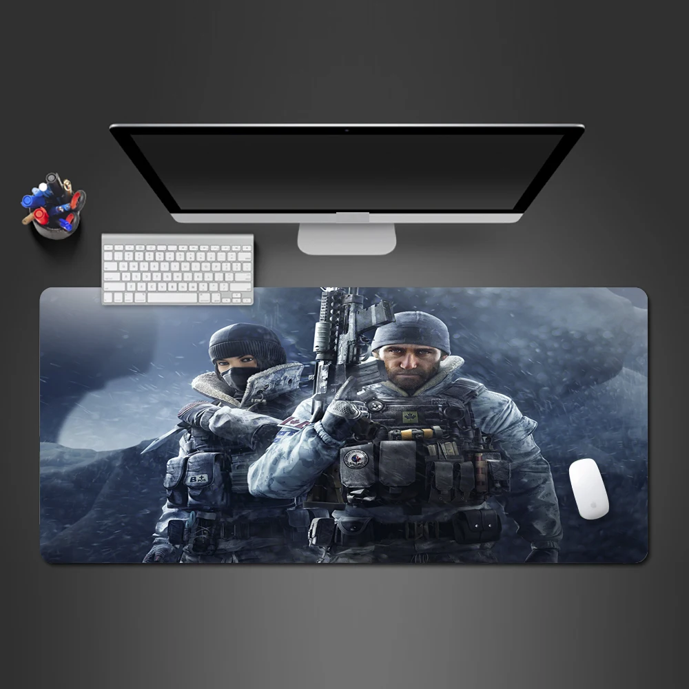 Профессиональный игровой коврик для мыши Rainbow Six осада отличный компьютерной