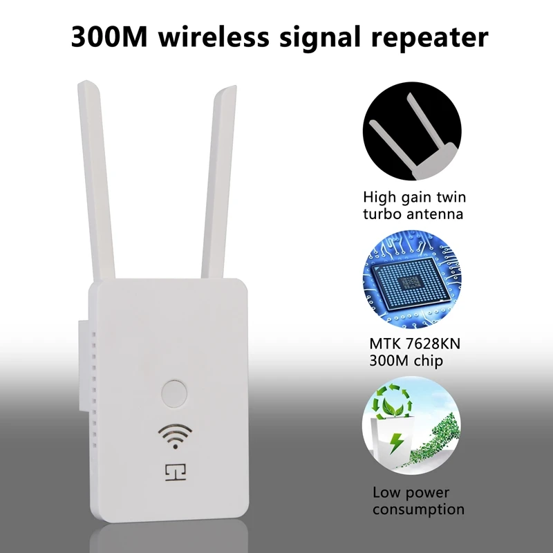 Wi-Fi репитер расширитель диапазона сигнала 2 4 ГГц 300Mbs возможность работы в режиме
