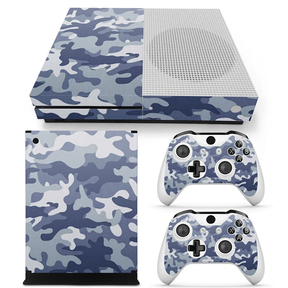 Виниловый чехол Наклейка для Xbox One S консоль и 2 контроллера наклейка s |
