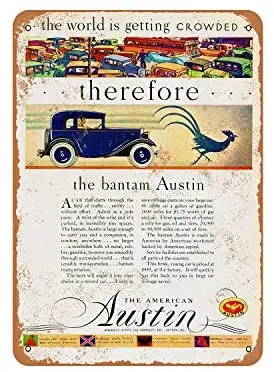 

Rustic American Vintage Look Metal Sign