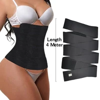 aiconl waist trainer corset belly tummy wrap fajas slim belt control body shaper modeling strap waist cincher