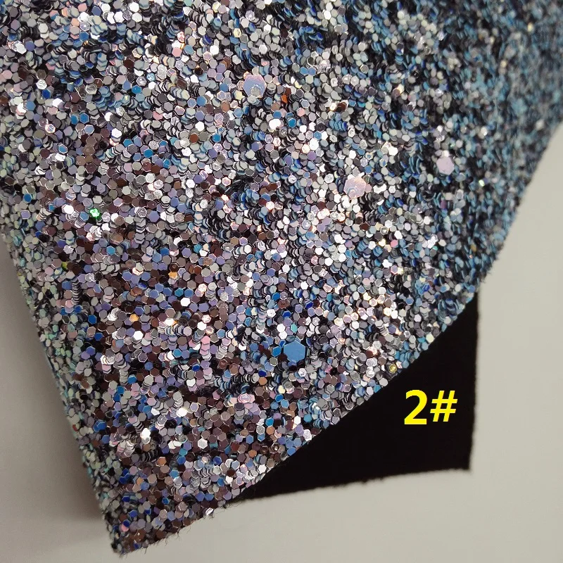 Mixed Colors Glitter Fabric Rainbow Snake Faux Synthetic Leather Sheets For Bow A4 21x29CM Twinkling Ming XM739 | Дом и сад