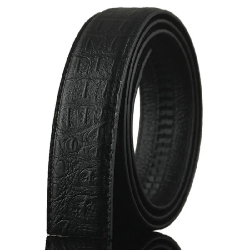 

Automatic buckle of 3.5cm cowhide leather belt for men without buckle belt