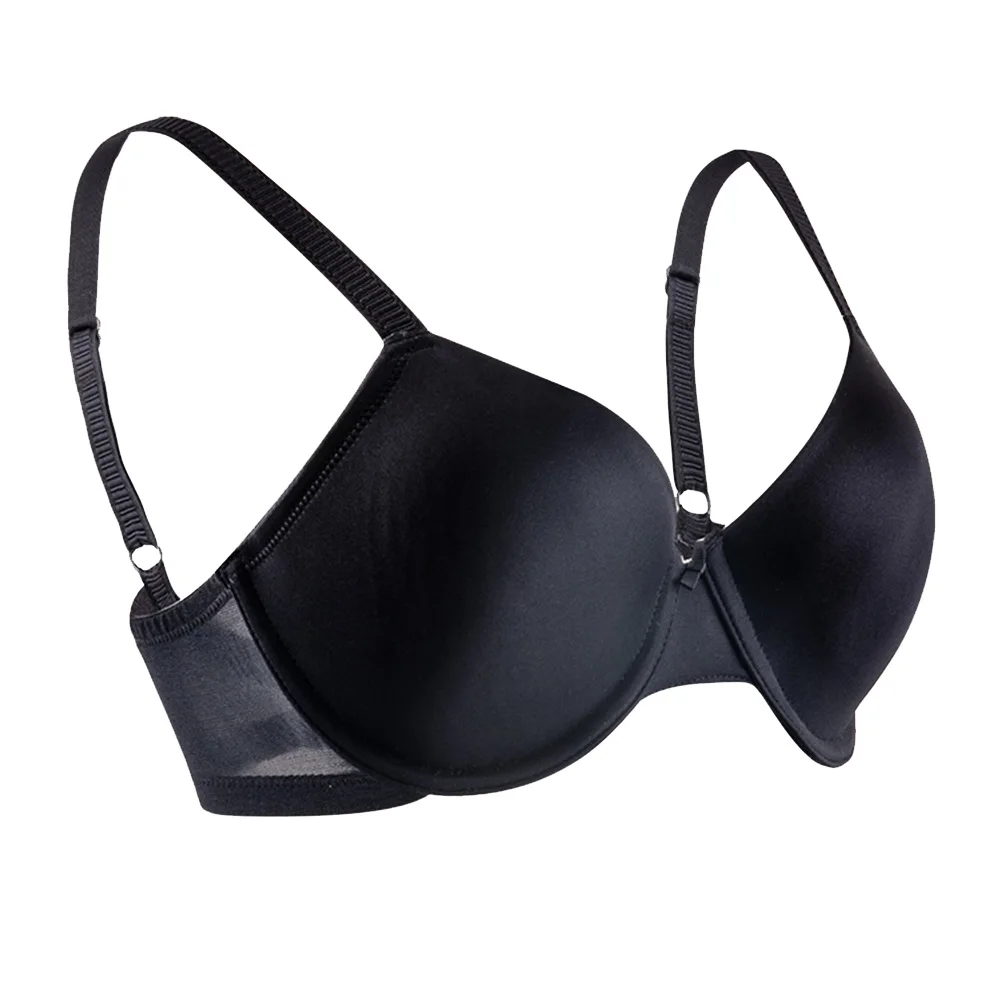 Комфортный бюстгальтер без косточек Минималистичный Гладкий дышащий с эффектом