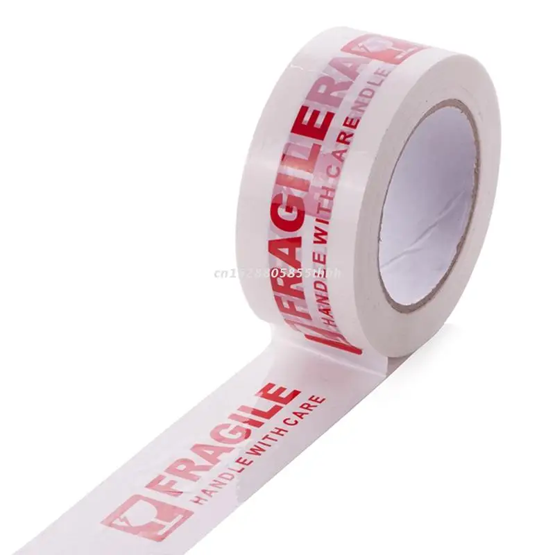 High Quality Box Sealing Fragile Warning Sticker Care Shipping Packing Tape 
