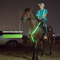 led harness horse webbing lights night safety belt horse riding equipment outdoor racing equitation equestrian belt