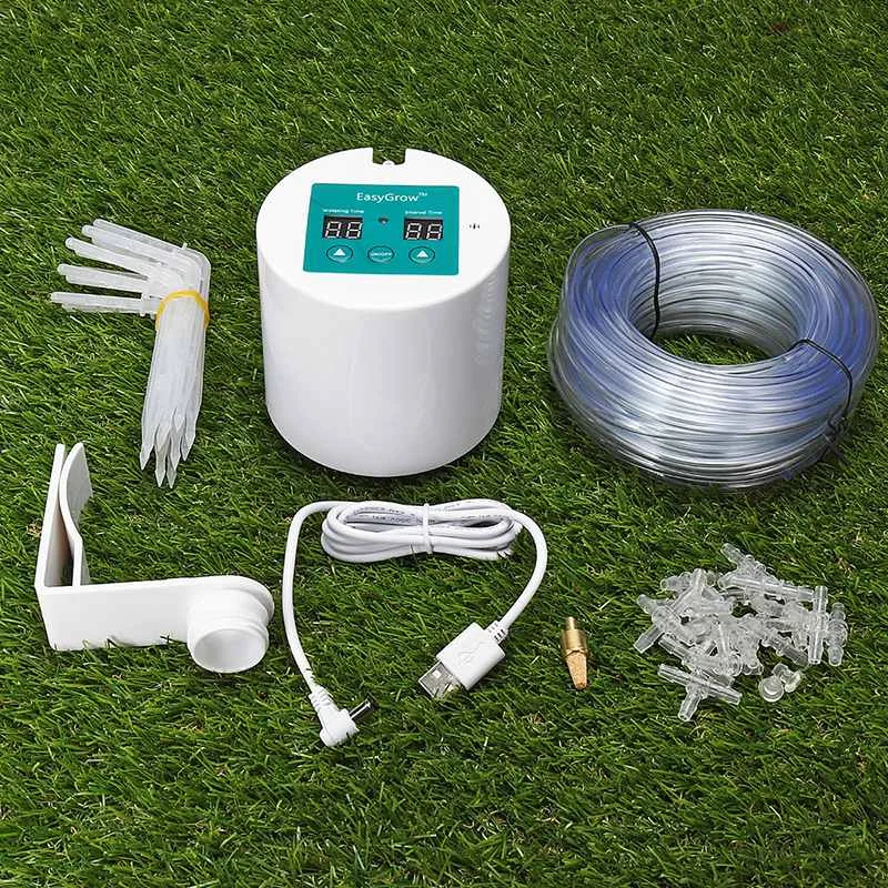 

Automatic Watering Device Micro Drip Irrigation System With Smart Timing Controller Home Garden Irrigation Spray Self Watering