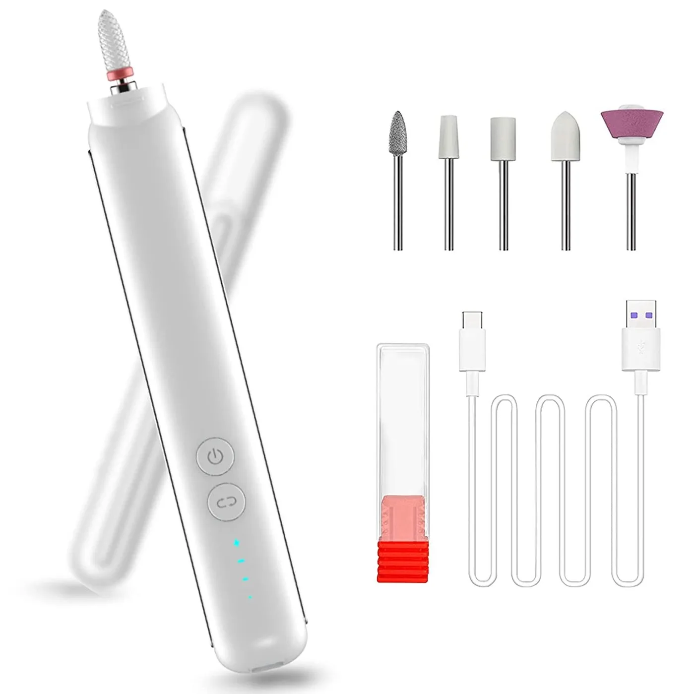 Электрическая беспроводная дрель для ногтей пилка полировальная машина